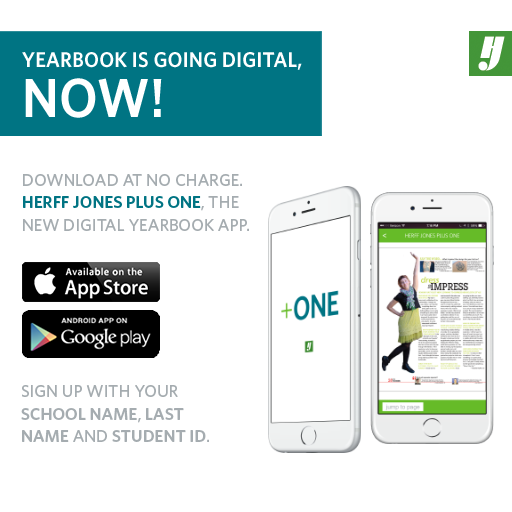 The Plus One app is a free digital yearbook app. If you have purchased a copy of the yearbook, you can access it anywhere on your phone through the Pluse One app. To access the yearbook, you need your last name, the school name and your Infinite Campus person ID.