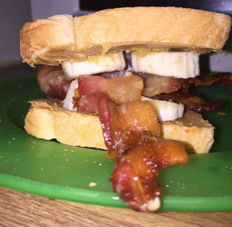 DIY: Peanut Butter Bacon and Banana sandwich