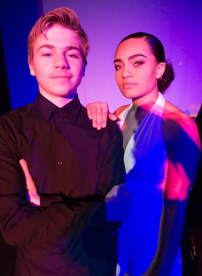Mattias+Henning%2C+junior+and+JeAnna+Peterson%2C+senior%2C+winners+of+the+2016+homecoming+talent+show%2C+win+a+%2440+cash+prize+for+their+performance+of++Ready+for+Love.+
