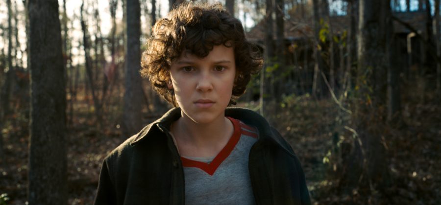 Millie Bobby Brown in Stranger Things 2 from Netflix. Image used with permission.