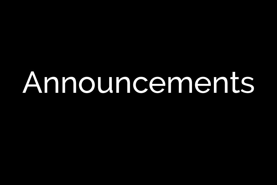 Announcements