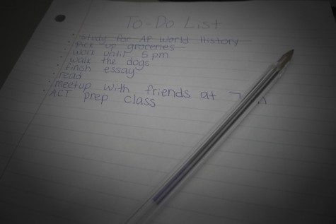 Make a To-Do List to help visualize the tasks that you need to complete. As you complete each one, cross them off one-by-one. 