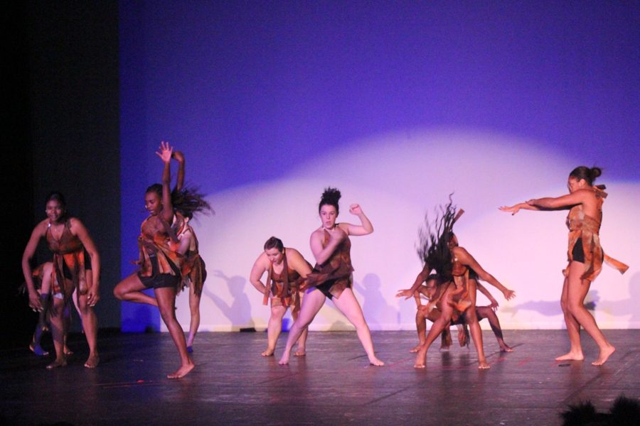 GCAA Dance Ensemble dancing to “The Hunt.”