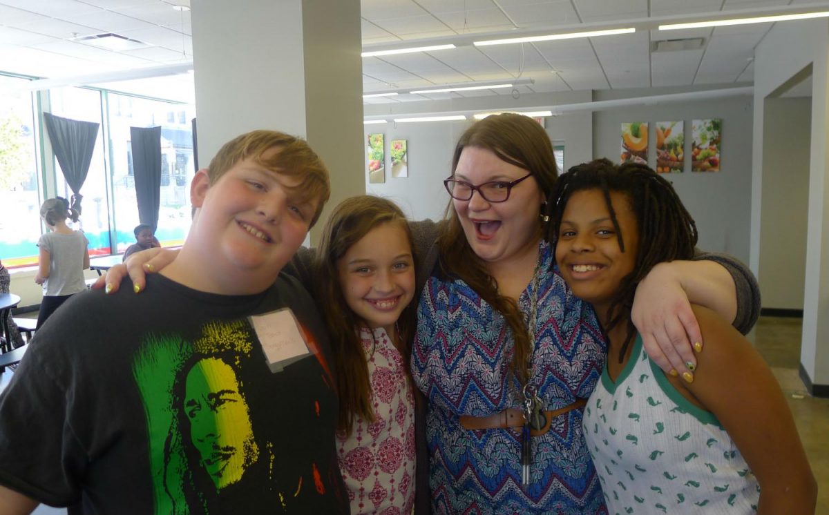 (from left to right) Sam Meyer, Ava Martin, Cassandra Lentz, Luna Imani