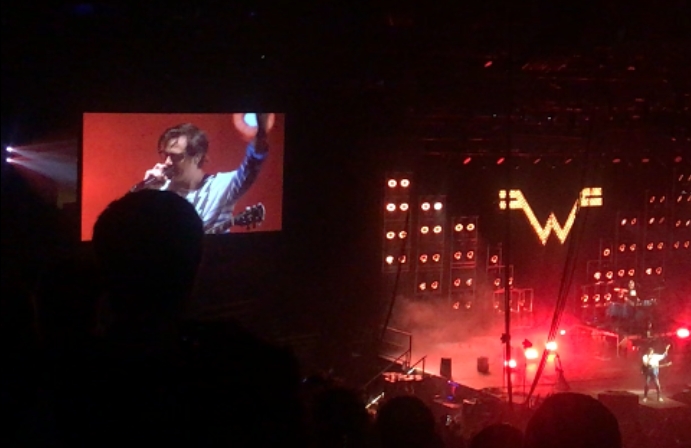 Weezer preforming a cover of 'Africa' by Toto