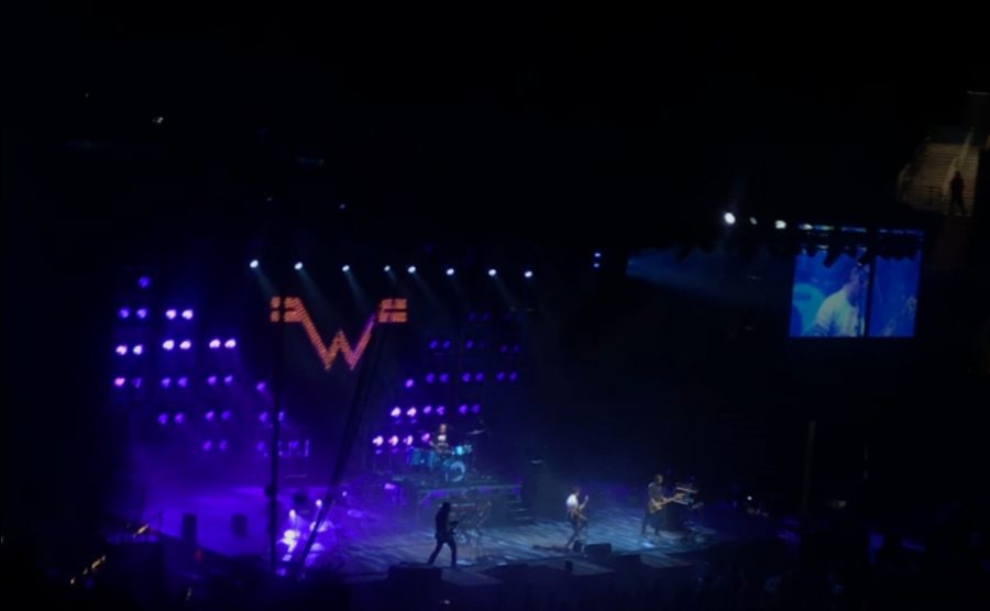 Weezer preforming 'Beverly Hills'