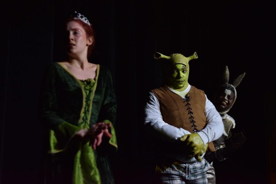 The cast of Shrek puts on "Shrek Unplugged" for middle school