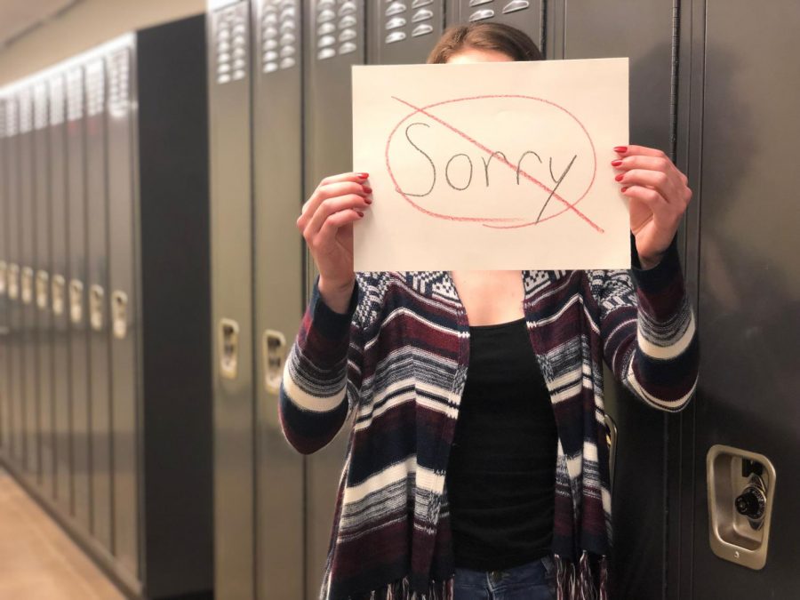 "I apologize for things I’ve done wrong, things I didn’t do wrong, and things that didn’t even require an apology in the first place. I apologize when I sneeze. When someone bumps into me. Even once when someone asked me if they could borrow a pencil. I use apologizing as a means of being polite."
Photo illustration