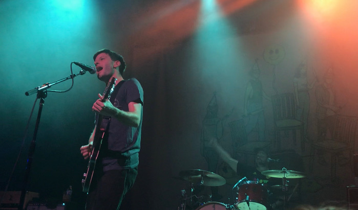 Canadian Punk singer from the band PUP, Stefan Babcock, preforming at Delmar Hall.