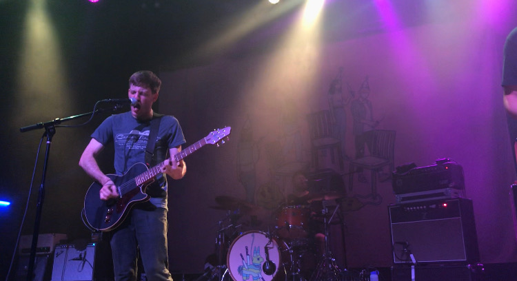 Canadian Punk singer from the band PUP, Stefan Babcock, preforming at Delmar Hall.