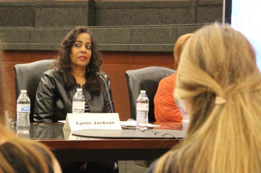 Lynne Jackson, great-great granddaughter of Dred and Harriot Scott, discusses the importance of the first amendment using a specific example of limiting religious practices. "One of the areas that I find that we're losing our rights is freedom of religion," Jackson said.