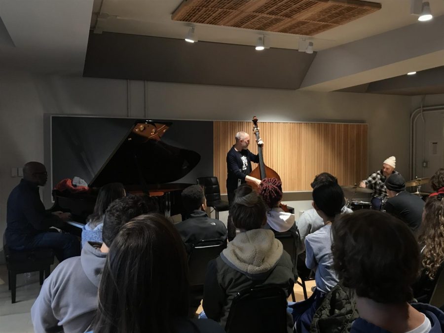 Jazz trio, The Bad Plus, performing their song, Big Eater.