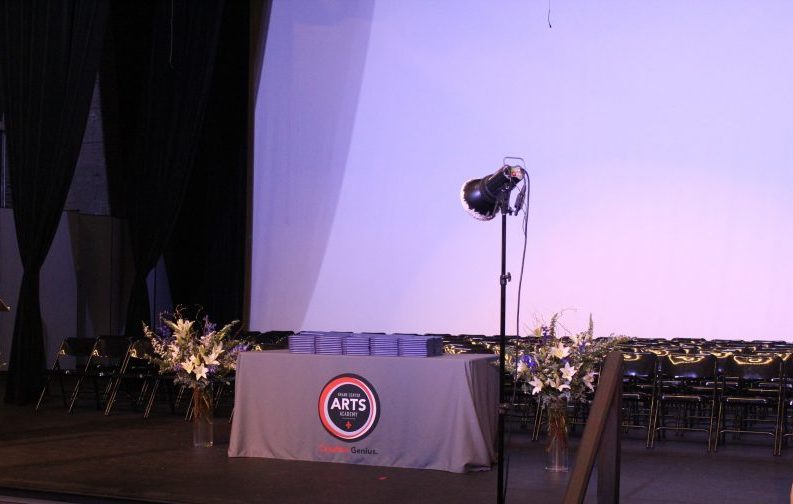 Venue for the 2016 commencement, held in the Sun Theater. 