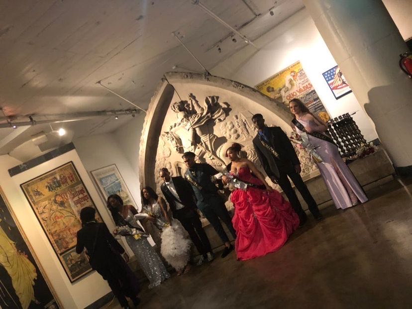 “GCAA’s Prom Court: Loren Gill, Island Lanos, K’Niyah James, Tamia Swink, Michael Robinson, Teron Moore, Yaminah Phillips, Joachim Foxwell, and Rebekah Gilbert”